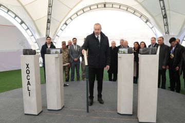 Prezident İlham Əliyev xocalıda